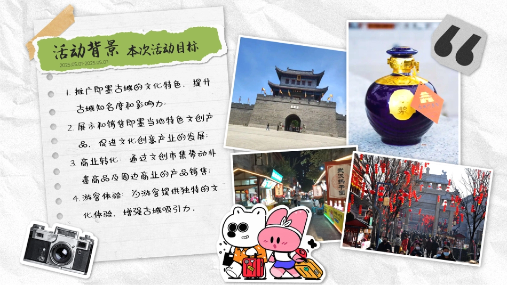 2025文旅项目古城文创市集（千年古城 味觉即墨）公共组织活动方案.pptx_第4页