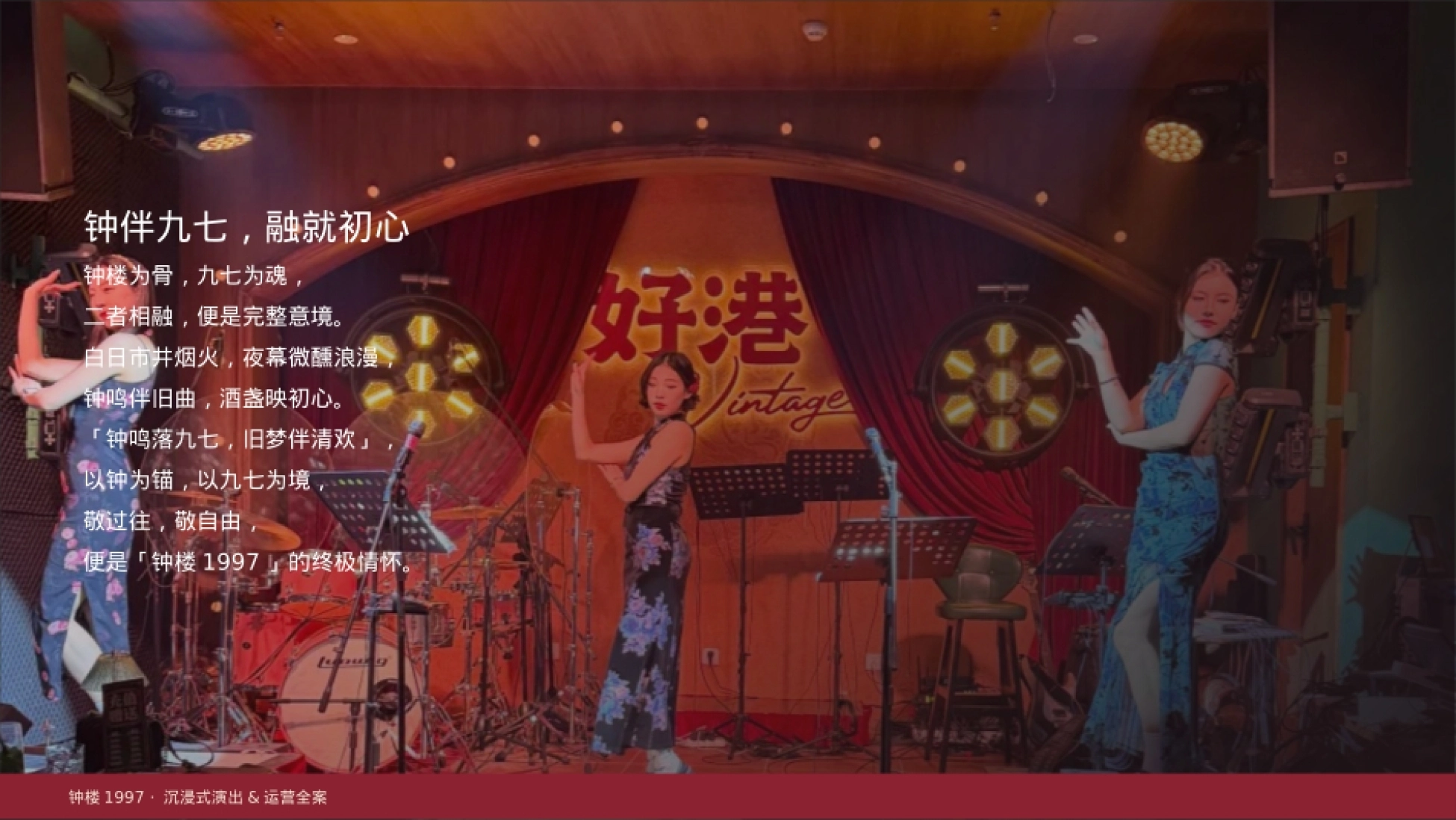 2026钟楼1997复复古年代风情酒吧沉浸式演出&运营全案.pptx_第5页